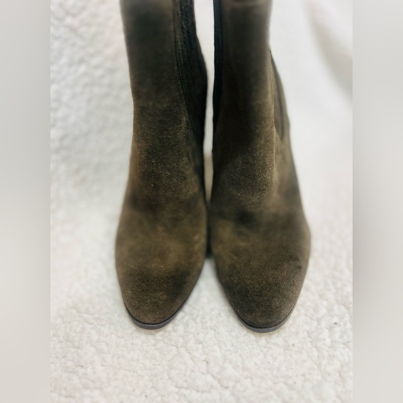 Nine West Women's Crimson Suede Ankle Boot, Dark Green, 8.5 M US - Picture 11 of 13